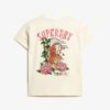 Tattoo-Strass-T-Shirt mit tailliertem Schnitt