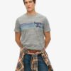 Terrain T-Shirt mit gestreiftem Logo