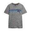 Terrain T-Shirt mit gestreiftem Logo