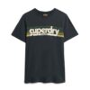 Terrain T-Shirt mit gestreiftem Logo