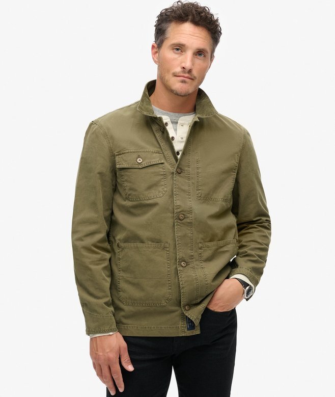 The Merchant Store – Arbeitsjacke aus Baumwolle The Merchant Store – Arbeitsjacke aus Baumwolle