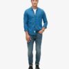 The Merchant Store – Henley-Hemd in Indigo The Merchant Store – Henley-Hemd in Indigo