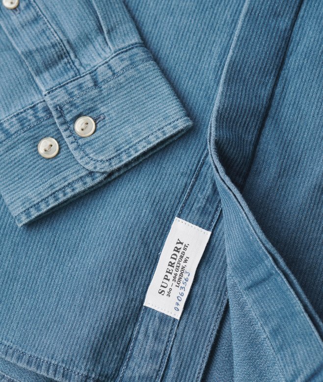 The Merchant Store – Henley-Hemd in Indigo The Merchant Store – Henley-Hemd in Indigo
