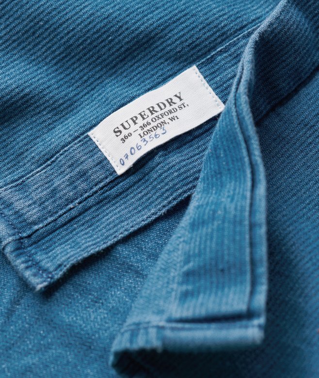The Merchant Store – Henley-Hemd in Indigo The Merchant Store – Henley-Hemd in Indigo