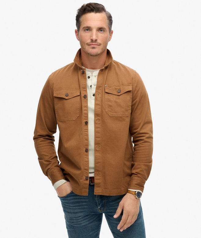 The Merchant Store – Herringbone Overshirt The Merchant Store – Herringbone Overshirt