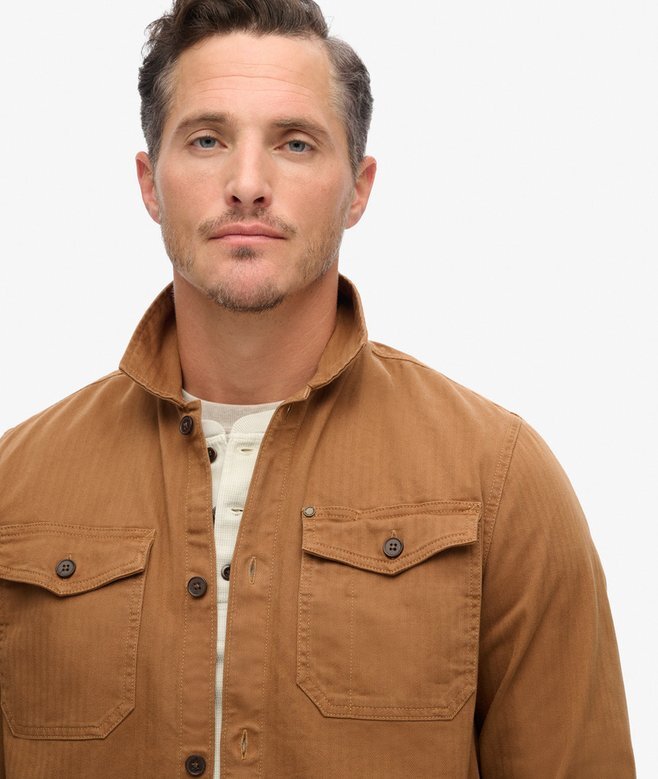 The Merchant Store – Herringbone Overshirt The Merchant Store – Herringbone Overshirt