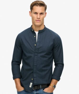 The Merchant Store – Indigo-Henley-Hemd