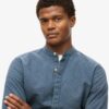The Merchant Store – Indigo-Henley-Hemd The Merchant Store – Indigo-Henley-Hemd