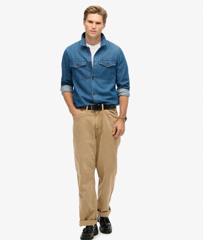 The Merchant Store – Indigo-Overshirt The Merchant Store – Indigo-Overshirt