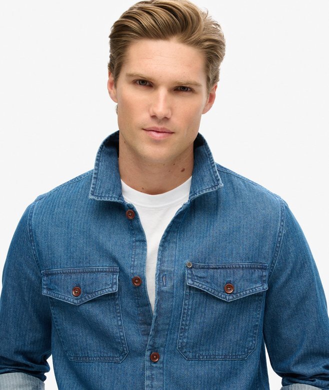 The Merchant Store – Indigo-Overshirt The Merchant Store – Indigo-Overshirt