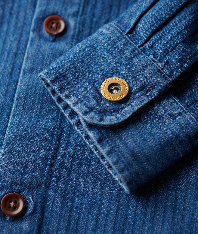 The Merchant Store – Indigo-Overshirt The Merchant Store – Indigo-Overshirt