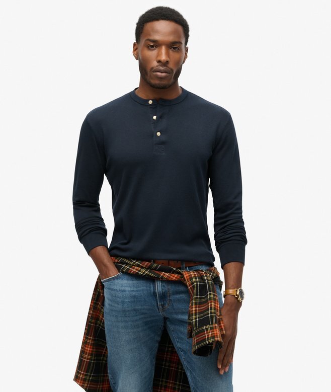 The Merchant Store – Jersey-Henley-Oberteil The Merchant Store – Jersey-Henley-Oberteil
