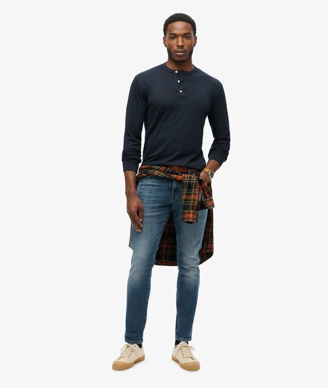 The Merchant Store – Jersey-Henley-Oberteil The Merchant Store – Jersey-Henley-Oberteil