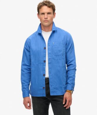 The Merchant Store – Overshirt aus Leinenmischung The Merchant Store – Overshirt aus Leinenmischung