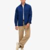 The Merchant Store – Overshirt aus Leinenmischung