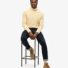 The Merchant Store – Rollkragenpullover mit Zopfmuster The Merchant Store – Rollkragenpullover mit Zopfmuster