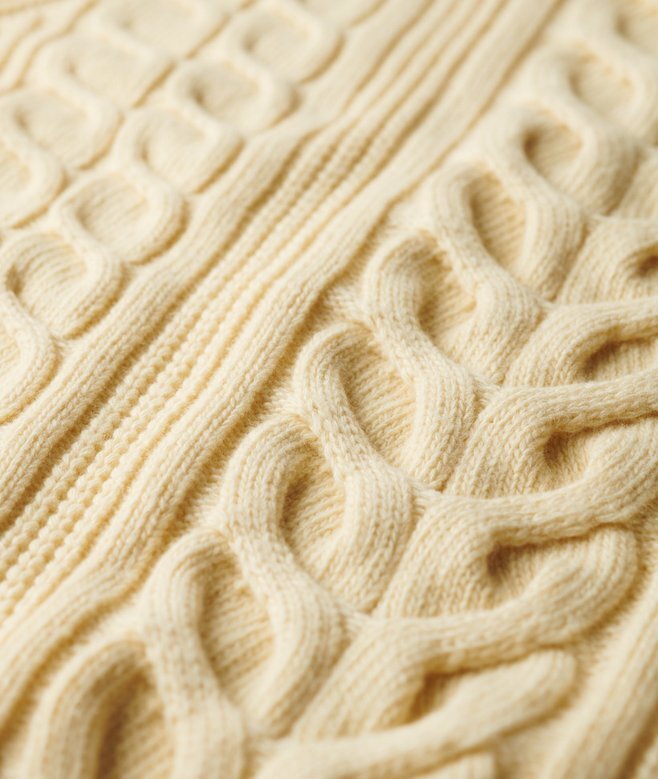 The Merchant Store – Rollkragenpullover mit Zopfmuster The Merchant Store – Rollkragenpullover mit Zopfmuster