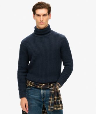 The Merchant Store – Strukturierter Rollkragenpullover The Merchant Store – Strukturierter Rollkragenpullover