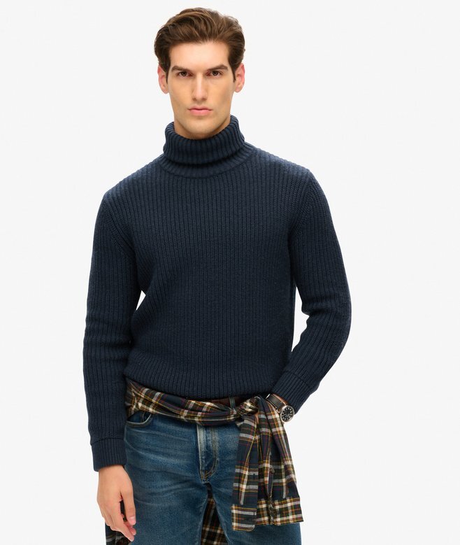 The Merchant Store – Strukturierter Rollkragenpullover The Merchant Store – Strukturierter Rollkragenpullover