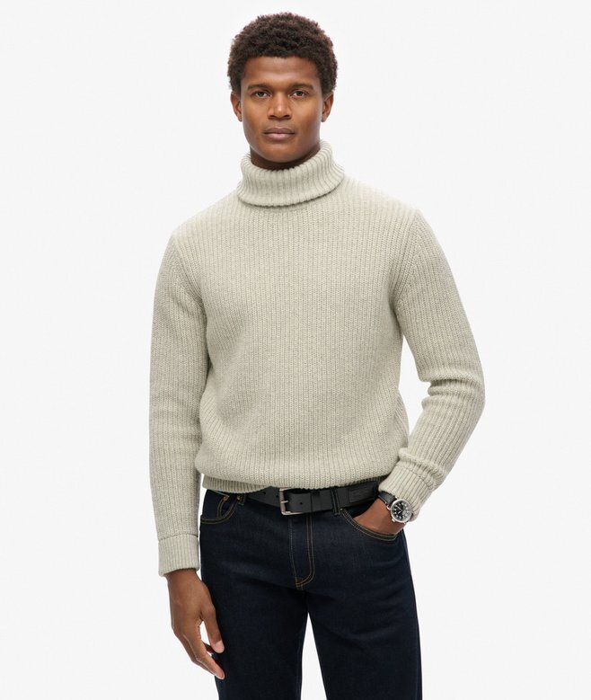 The Merchant Store – Strukturierter Rollkragenpullover The Merchant Store – Strukturierter Rollkragenpullover