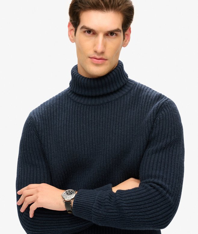 The Merchant Store – Strukturierter Rollkragenpullover The Merchant Store – Strukturierter Rollkragenpullover