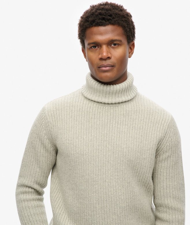 The Merchant Store – Strukturierter Rollkragenpullover The Merchant Store – Strukturierter Rollkragenpullover