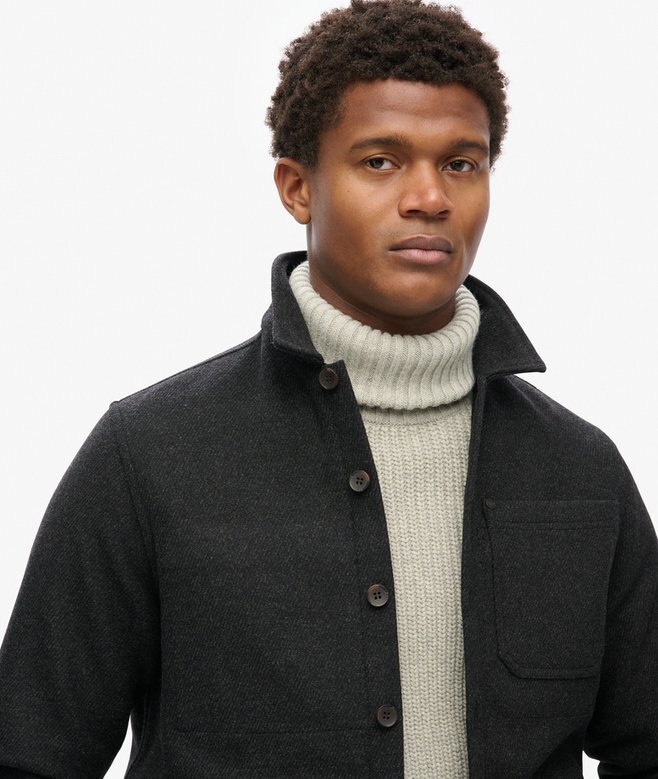 The Merchant Store – Woll-Overshirt The Merchant Store – Woll-Overshirt