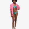 Tie-Dye-Bikini-Oberteil aus recyceltem Material Tie-Dye-Bikini-Oberteil aus recyceltem Material