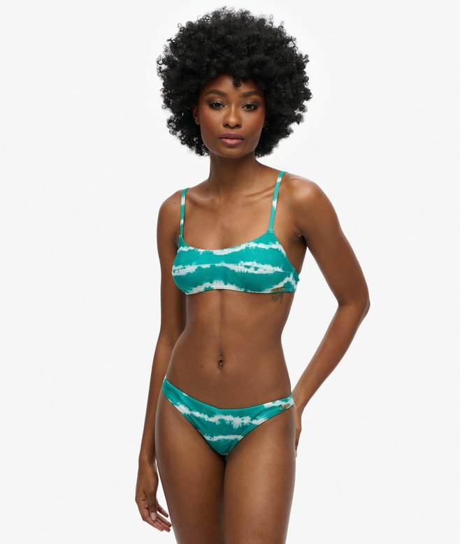 Tie-Dye-Bikini-Oberteil aus recyceltem Material Tie-Dye-Bikini-Oberteil aus recyceltem Material