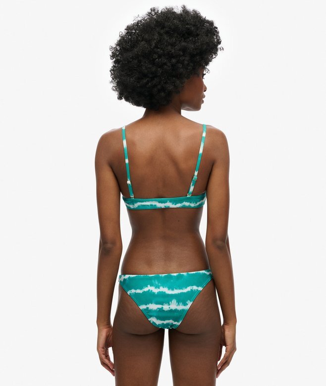 Tie-Dye-Bikini-Oberteil aus recyceltem Material Tie-Dye-Bikini-Oberteil aus recyceltem Material