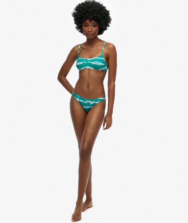 Tie-Dye-Bikini-Oberteil aus recyceltem Material Tie-Dye-Bikini-Oberteil aus recyceltem Material