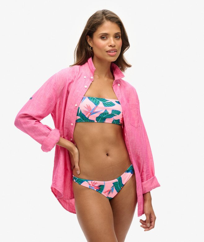 Tropisches Bandeau-Bikini-Oberteil Tropisches Bandeau-Bikini-Oberteil