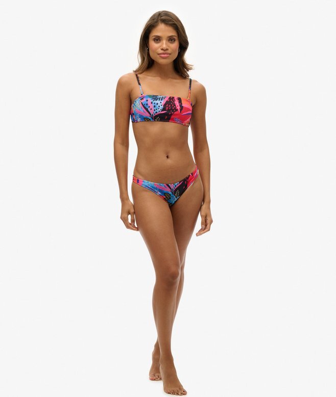Tropisches Bandeau-Bikini-Oberteil Tropisches Bandeau-Bikini-Oberteil