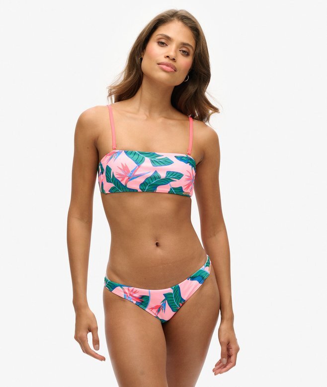 Tropisches Bandeau-Bikini-Oberteil Tropisches Bandeau-Bikini-Oberteil