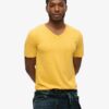 V-Ausschnitt-Slub-Short-T-Shirt mit kurzen Ärmeln V-Ausschnitt-Slub-Short-T-Shirt mit kurzen Ärmeln
