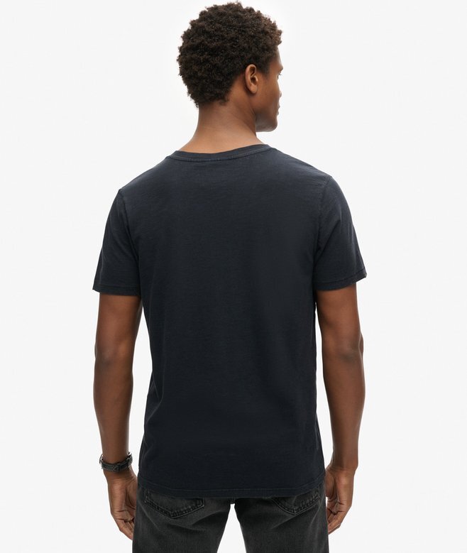 V-Ausschnitt-Slub-Short-T-Shirt mit kurzen Ärmeln V-Ausschnitt-Slub-Short-T-Shirt mit kurzen Ärmeln