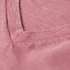 V-Ausschnitt-Slub-Short-T-Shirt mit kurzen Ärmeln