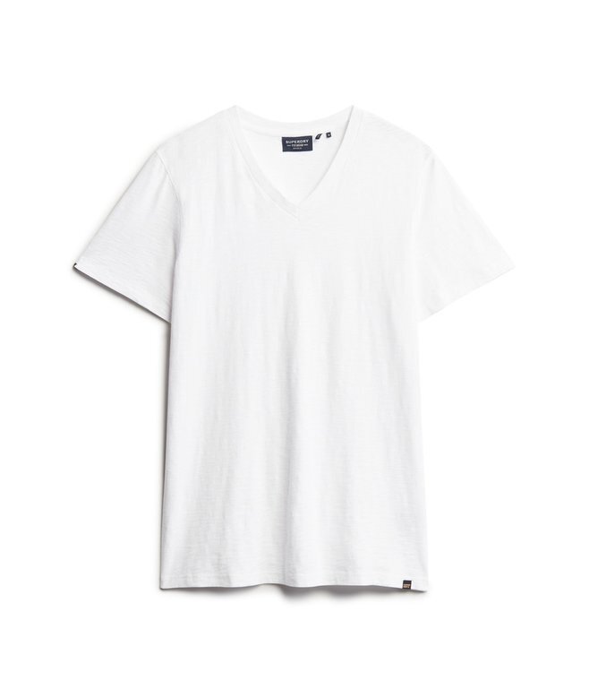 V-Ausschnitt-Slub-Short-T-Shirt mit kurzen Ärmeln V-Ausschnitt-Slub-Short-T-Shirt mit kurzen Ärmeln