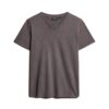 V-Ausschnitt-Slub-Short-T-Shirt mit kurzen Ärmeln V-Ausschnitt-Slub-Short-T-Shirt mit kurzen Ärmeln