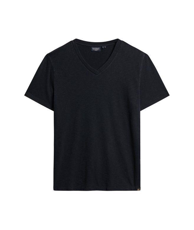 V-Ausschnitt-Slub-Short-T-Shirt mit kurzen Ärmeln V-Ausschnitt-Slub-Short-T-Shirt mit kurzen Ärmeln