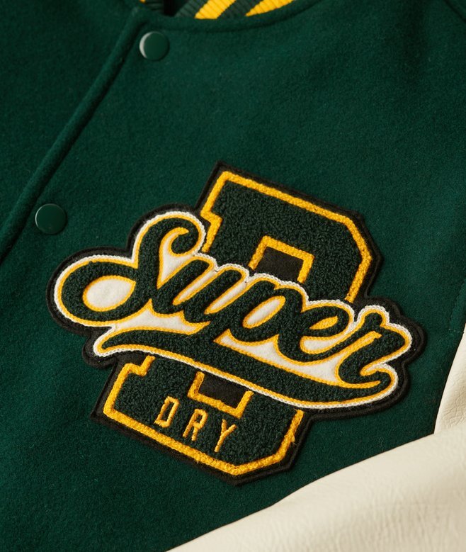 Varsity-Bomberjacke aus Wolle Varsity-Bomberjacke aus Wolle