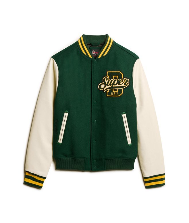 Varsity-Bomberjacke aus Wolle Varsity-Bomberjacke aus Wolle