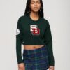 Varsity Cropped Crew Pullover Varsity Cropped Crew Pullover