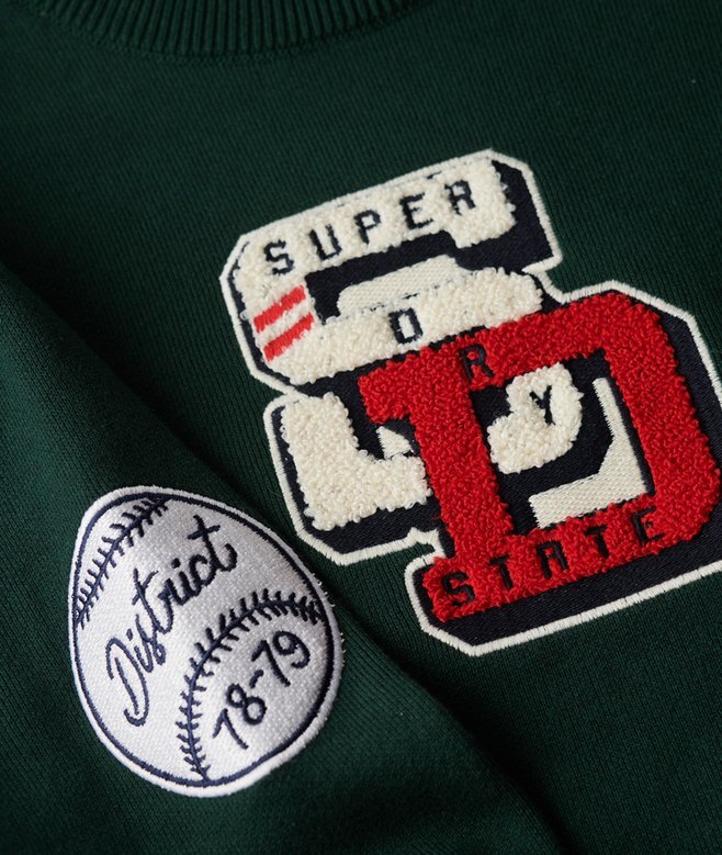 Varsity Cropped Crew Pullover Varsity Cropped Crew Pullover