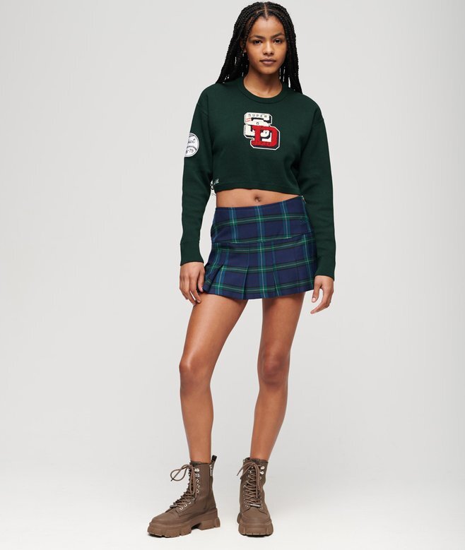 Varsity Cropped Crew Pullover Varsity Cropped Crew Pullover