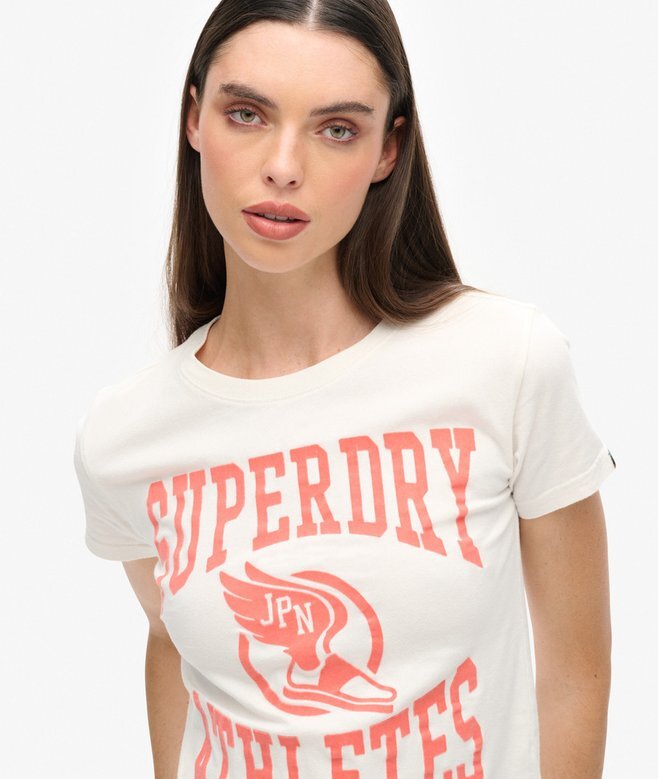 Varsity Flocked Fitted T-Shirt Varsity Flocked Fitted T-Shirt