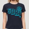 Varsity Flocked Fitted T-Shirt Varsity Flocked Fitted T-Shirt