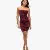 Velvet Bandeau Minikleid