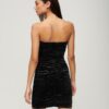 Velvet Bandeau Minikleid
