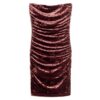 Velvet Bandeau Minikleid